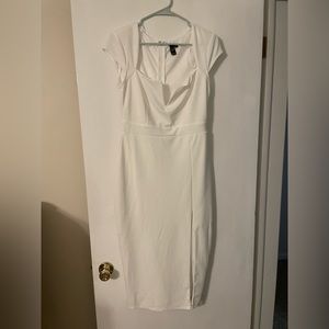 Windsor White midi dress